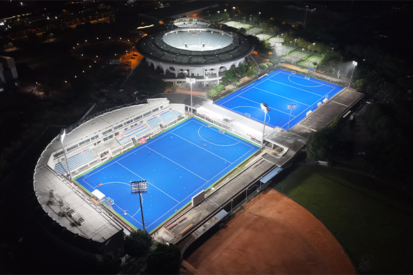 七大洲LED体育照明：赋能广东黄村曲棍球场，打造TV转播级光环境