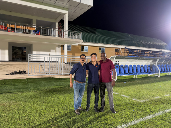 跨越山海，七大洲照亮坦桑尼亚足球超级联赛主场